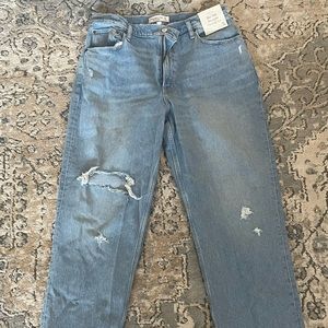 NWT Abercrombie The 90’s Ultra High Rise Straight Jeans